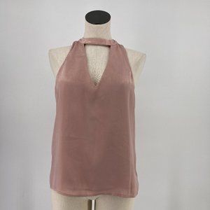 New Stitch Fix Nine Britton Top Miranda Keyhole Neck Blouse Pink Size Small